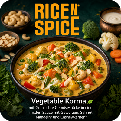 84 Vegetable Korma